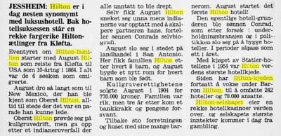 Augustus Halvorsen Hilton .